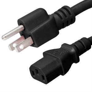 3ft Heavy Duty Power Cord (5-15p->C13)