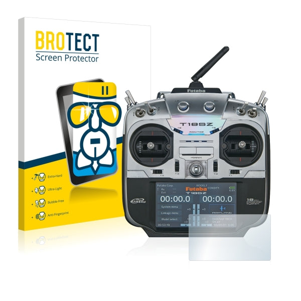 Robbe Futaba T18SZ Premium Glass Screen Protector Clear by BROTECT® AirGlass®